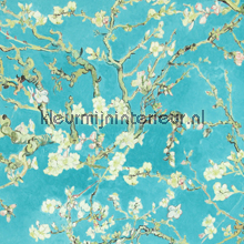 Almond Blossom turquoise papier peint 17140 Van Gogh BN Wallcoverings