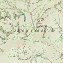 Almond Blossom light green behang 17141 romantisch BN Wallcoverings