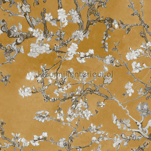 Almond Blossom ochre papier peint 17146 Van Gogh BN Wallcoverings