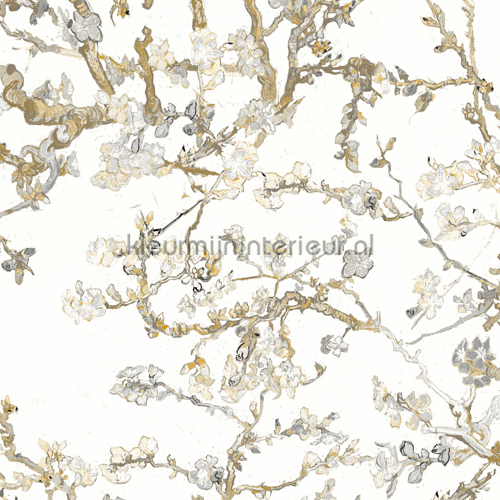 Almond Blossom white behang 17148 Van Gogh BN Wallcoverings