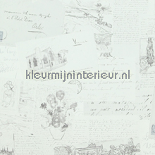 Letters wallcovering BN Wallcoverings Vintage- Old wallpaper 