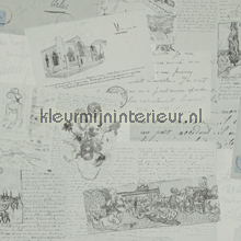 Letters wallcovering BN Wallcoverings Vintage- Old wallpaper 