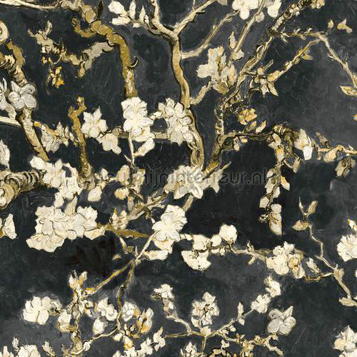 Almond Blossom black behang 17145 behang Top 15 BN Wallcoverings