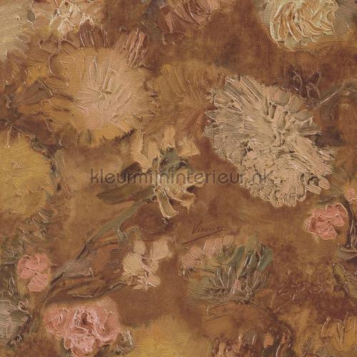 Chinese Asters papier peint 220003 Van Gogh II BN Wallcoverings