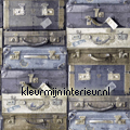 Koffers gestapeld carta da parati Esta home Vintage Vecchia 