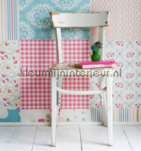 Mural Patchwork Girls wallcovering 2000193 Wallpaper Collection Room Seven