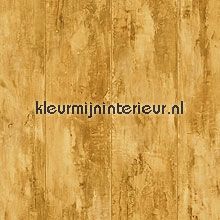 Painted planks brown behang York Wallcoverings hout 