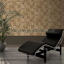 Letterbak papel de parede J43607 madeira Dutch Wallcoverings