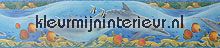 Dolfijnenrand interieurstickers Kleurmijninterieur behang 
