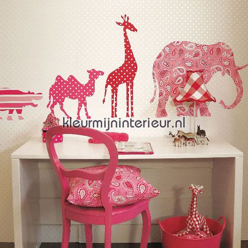 animals - pink behaang 155802 Jimbo Esta for Kids