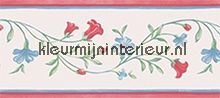 Bloemenslinger rand wallcovering Patifix Vintage- Old wallpaper 