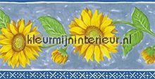Zonnebloemen rand papel pintado Patifix Vendimia Viejo 