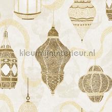 Luna gold wallcovering Zoom Vintage- Old wallpaper 