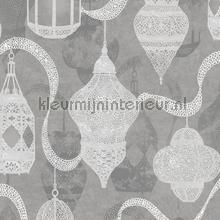 Luna silvier wallcovering Zoom Vintage- Old wallpaper 