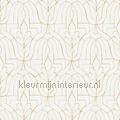 Mika gold papier peint NIG301 interiors Inspiration