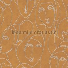 Nefertiti gold papel de parede Khroma Vendimia Velhos 