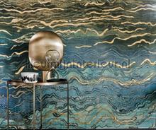 Azurite bleu fotomurales Casamance PiP studio wallpaper 