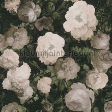 Flower bouquet wallcovering Kleurmijninterieur Vintage- Old wallpaper 