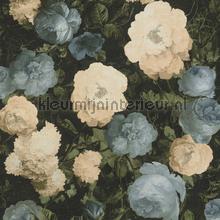 Flower bouquet wallcovering Kleurmijninterieur Vintage- Old wallpaper 