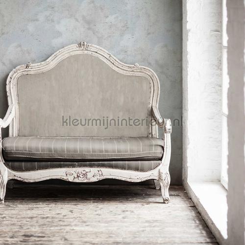 cloudy skys craquele wallcovering Wallpaper room set photo's Kleurmijninterieur