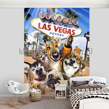 Dogs in Las Vegas fotobehang Kleurmijninterieur dieren 