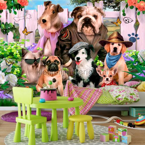 Classy dogs fotomurales Animals Kleurmijninterieur