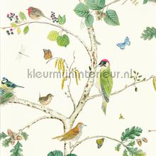 Woodland chorus Botanical Multi tapet Sanderson urban 