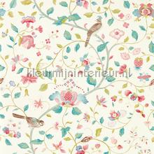 Arils garden Blue Clay Pink tapet Sanderson urban 