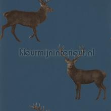 Evesham deer papel de parede Sanderson urbana 