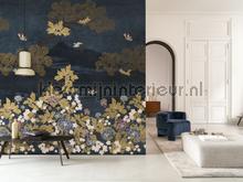 Kansai bleu papier peint 75354180 Exotique Casamance