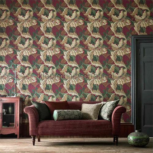 Acanthus Madder thyme wallcovering 216439 leaves Morris and Co