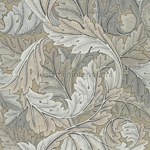 Acanthus Manilla stone wallcovering 216441 leaves Morris and Co