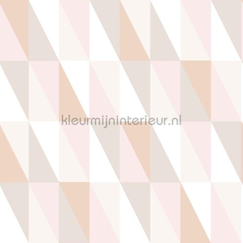 Abstracte driehoeken pastelkleurig papier peint 156-139196 adolescence Esta home