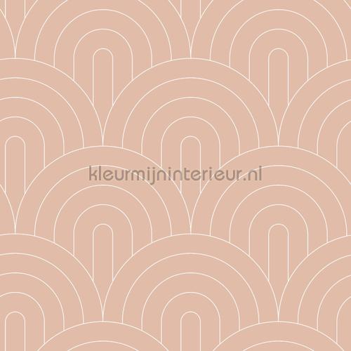 Artdeco boog vormen nude wallcovering 156-139218 girls Esta home