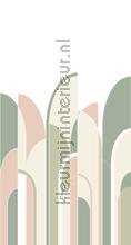 Artdeco halve bogen behang Esta home Grafisch Abstract 