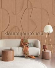 Klei relief papier murales Eijffinger Artifact 312482