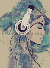 Acryl lady 2 fototapet Livingwalls stemning 