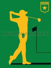 Golfplayer fotobehang Livingwalls Sport 