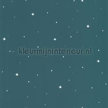 Rever bleu nuit phosphorescent tapeten Caselio weltraum 