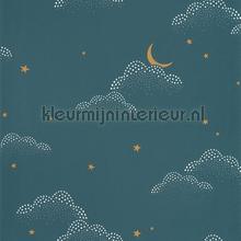 Se evader bleu nuit wallcovering Caselio urban 