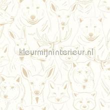 Se amuser beige tapet Caselio Autour du Monde ADM103521012