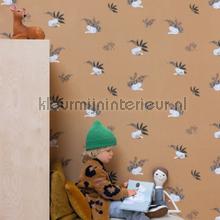 Contempler camel wallcovering ADM103532026 Wallpaper room set photo's Caselio