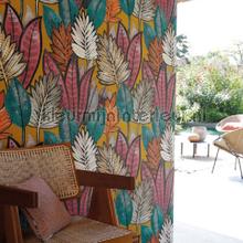 Sabal safran behang Casamance fantasie 