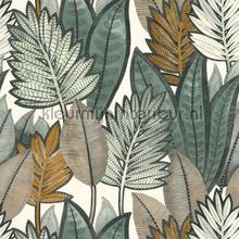 Sabal blancceladon behang Casamance fantasie 