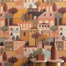 Monterosso terre de sienne papier peint Casamance Aventura 75541834