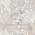 Batik blanc coton behang BALI88150920 Exotisch Stijlen