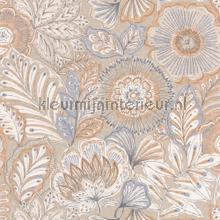 Batik beige ficelle carta da parati Casadeco Vintage Vecchia 