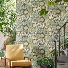 Batik vert canopee behang BALI88157714 Exotisch Casadeco