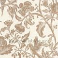 Etourneau beige cognac behang BALI88161425 Exotisch Stijlen