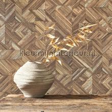 Paille beige noyer tapet Casadeco Vintage Gamle 